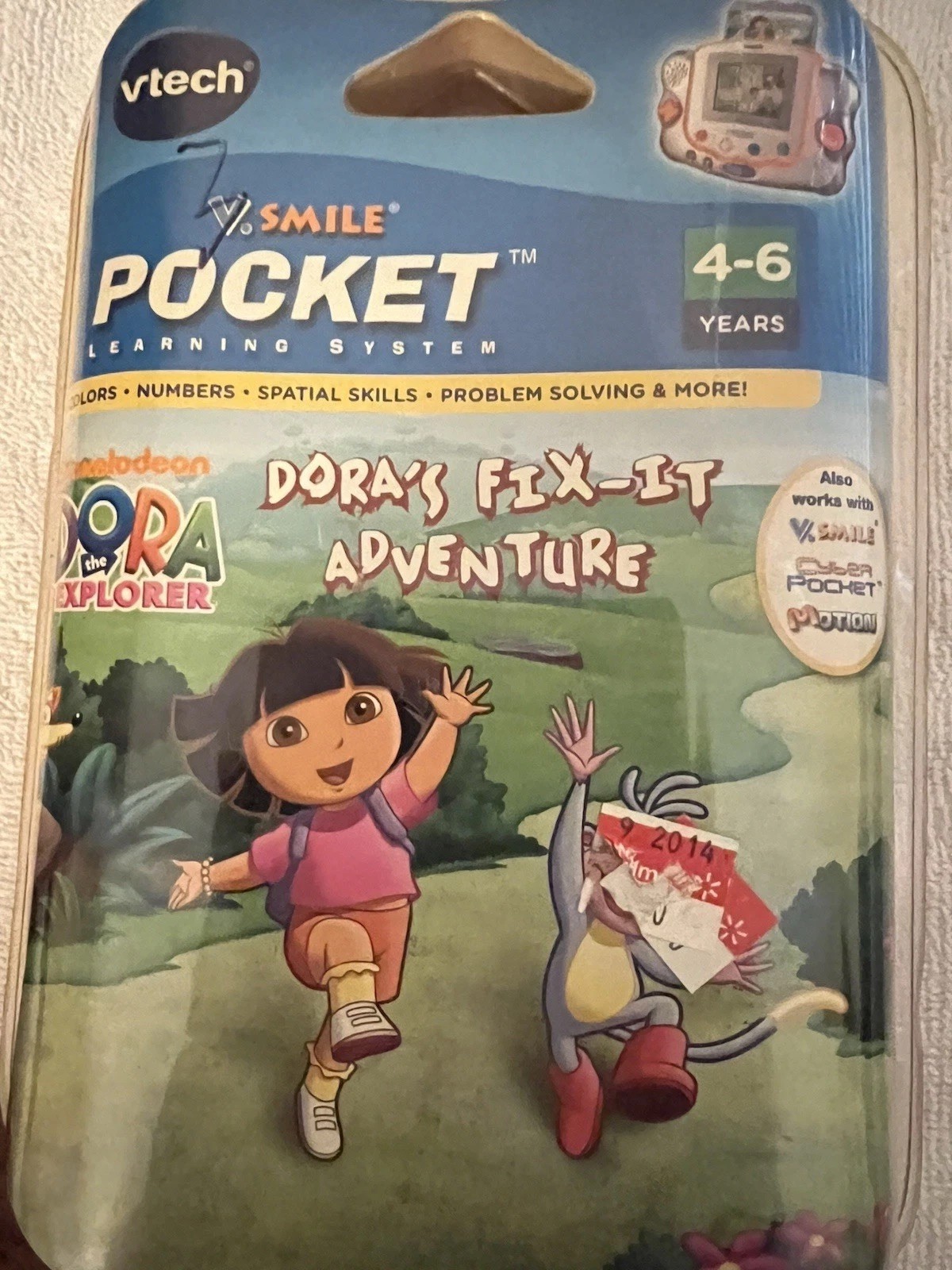 VTech V.Smile Pocket Learning System Dora’s Fix-It Adventure Game 4-6 Years NIP