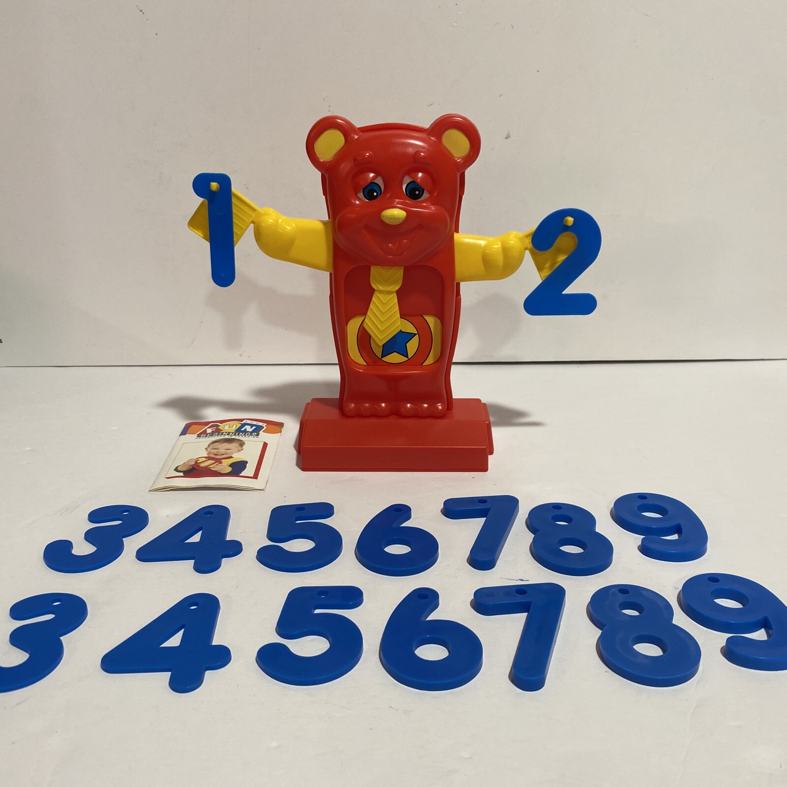 Avon Fun Beginnings Teddy Bear Number Scale Addition Math Readiness- Complete