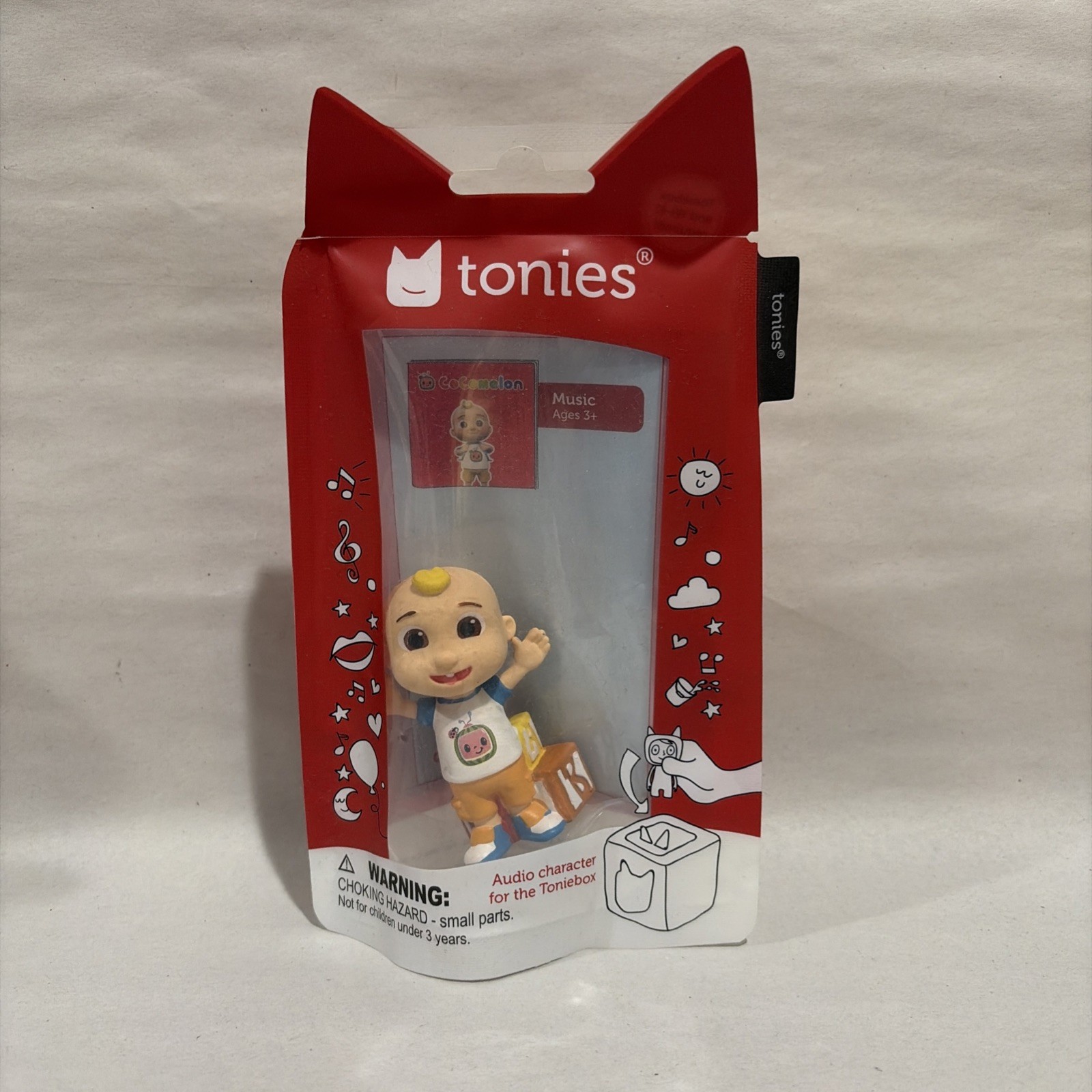 Tonies Cocomelon Sing-Along Favorites JJ Toniebox Character Audio Toy Figure