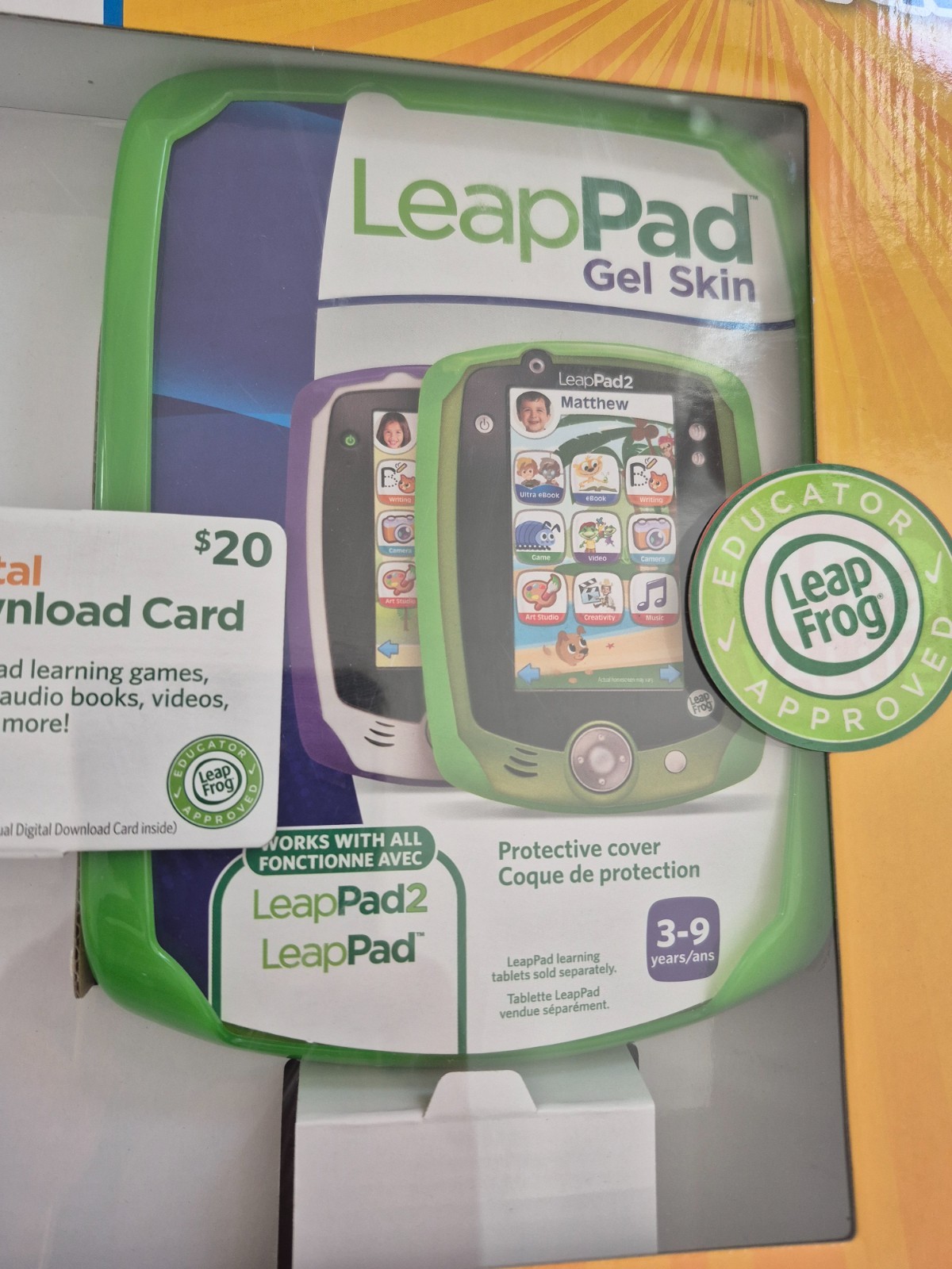 leapfrog 2 Leap Frog tablet handheld youth kids gel skin starter pack