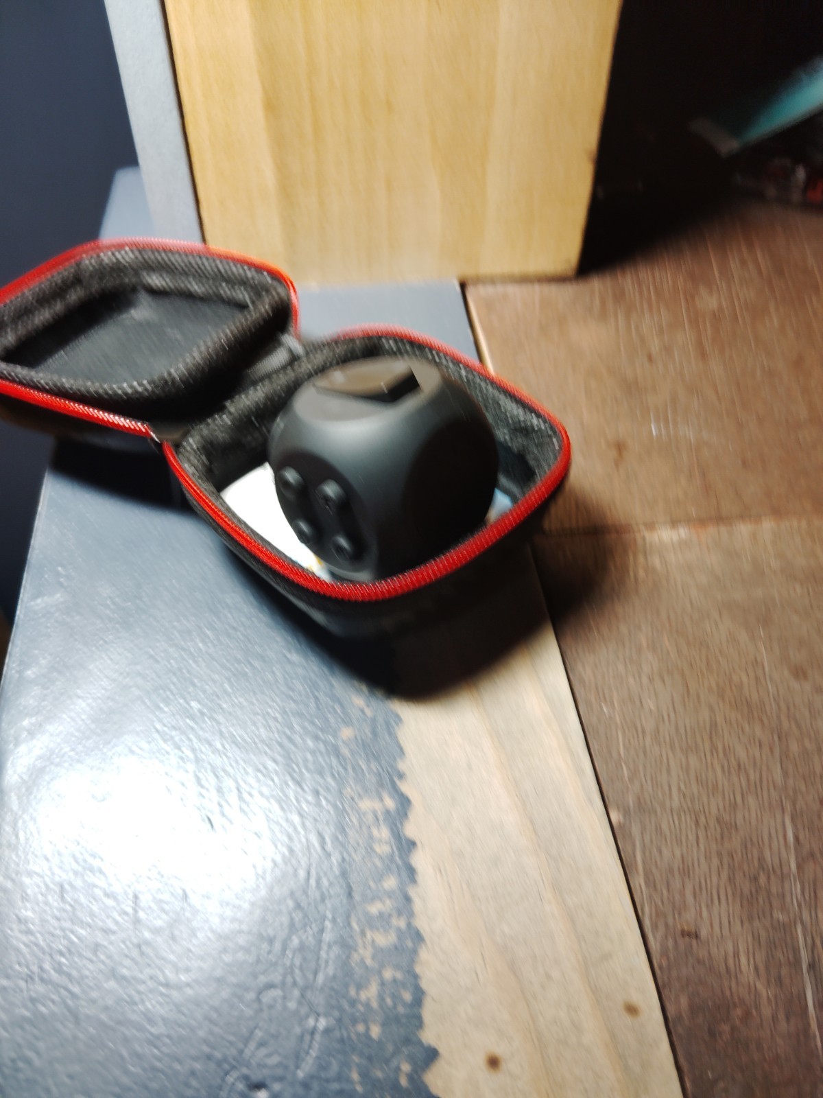 theFube Fidget Cube Black with Carrying Case for Kids Ages 8-11 Years