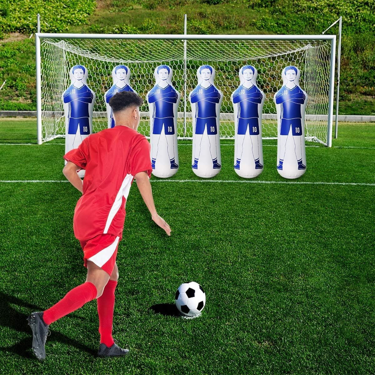 Multi-Sport Inflatable Dummy – Ideal for Soccer, Boxing & Basketball Drills
