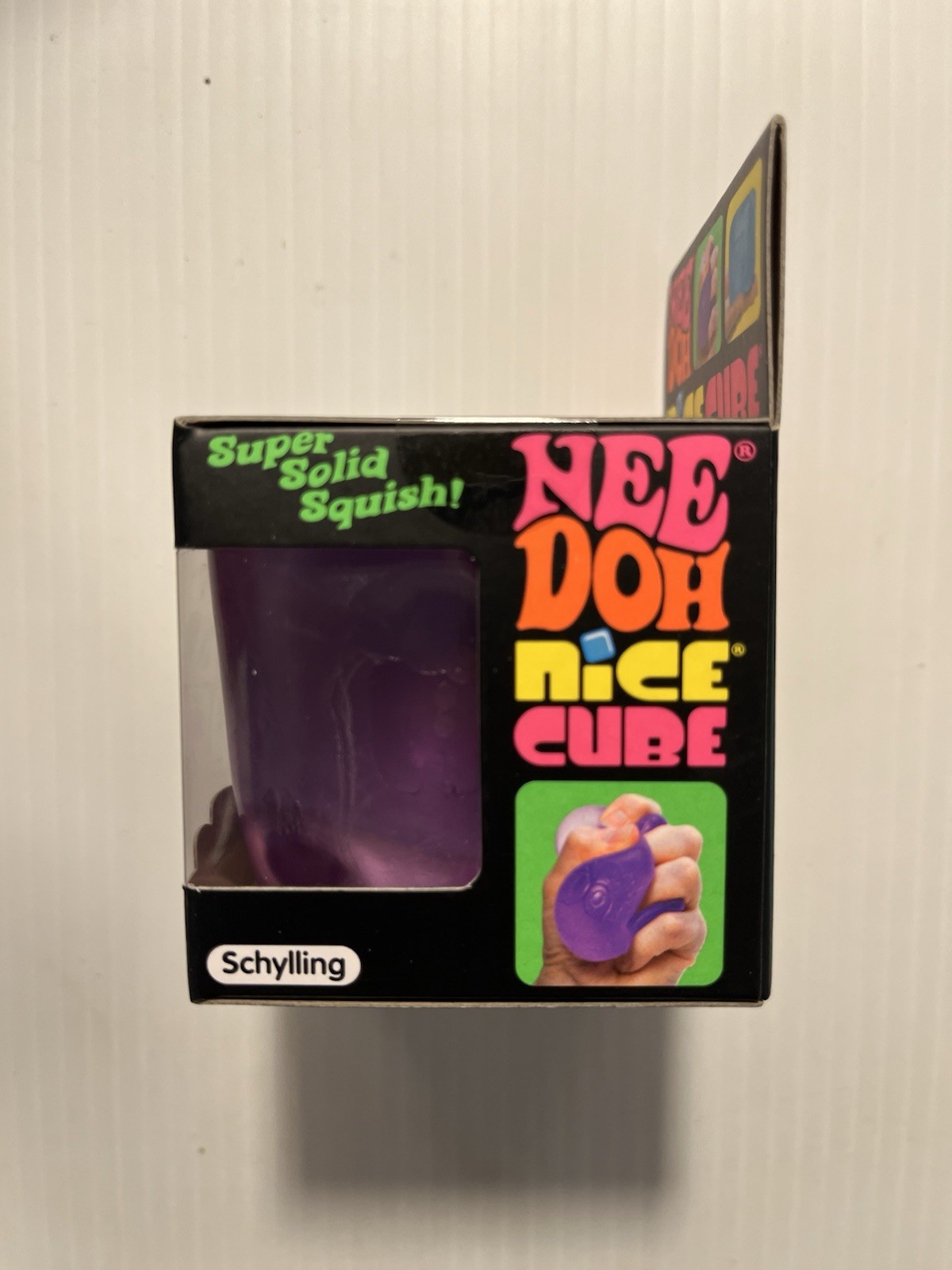 NeeDoh Nice Cube – Super Solid Squish PURPLE FAST SHIPPING NEE DOH