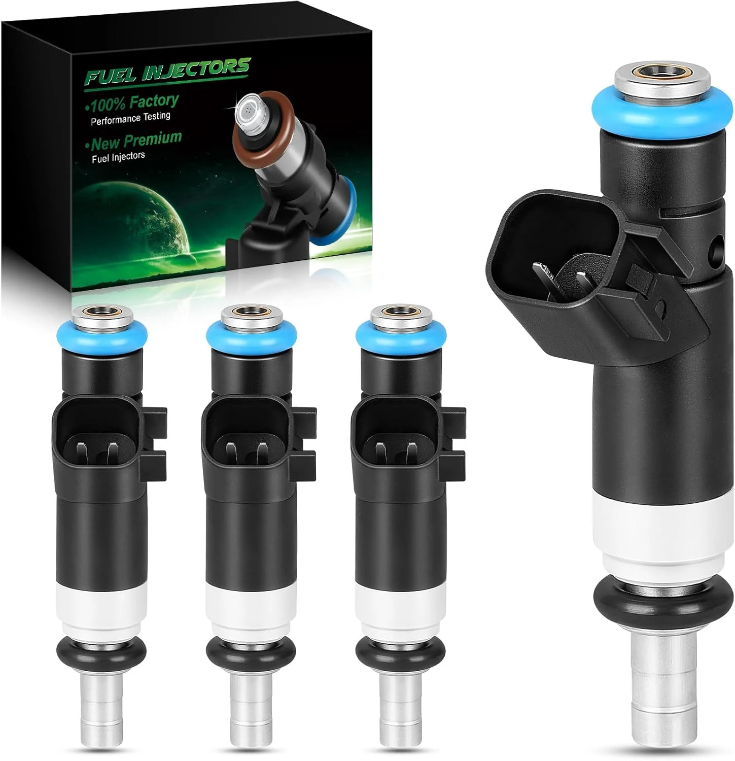 Fuel Injectors for:-Jeep Compass Patriot 2.0L 2.4L 2007-2017 for:-Dodge Caliber