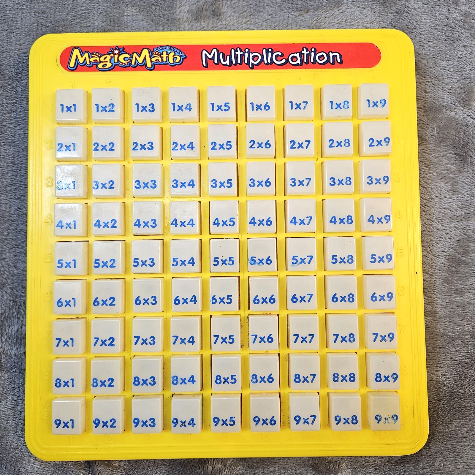 Vtg 1993 Magic Math Multiplication Machine Press & See Practice Learn Homeschool
