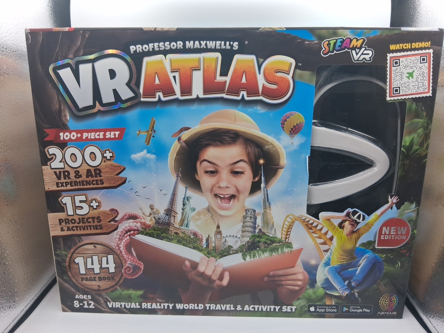 Professor Maxwell’s VR Atlas – Virtual Reality Kids Science Kit, Book and Int.