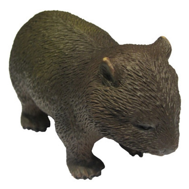4 Toy Australian animals : Possum, Wombat, Bilby, Tasmanian Devil