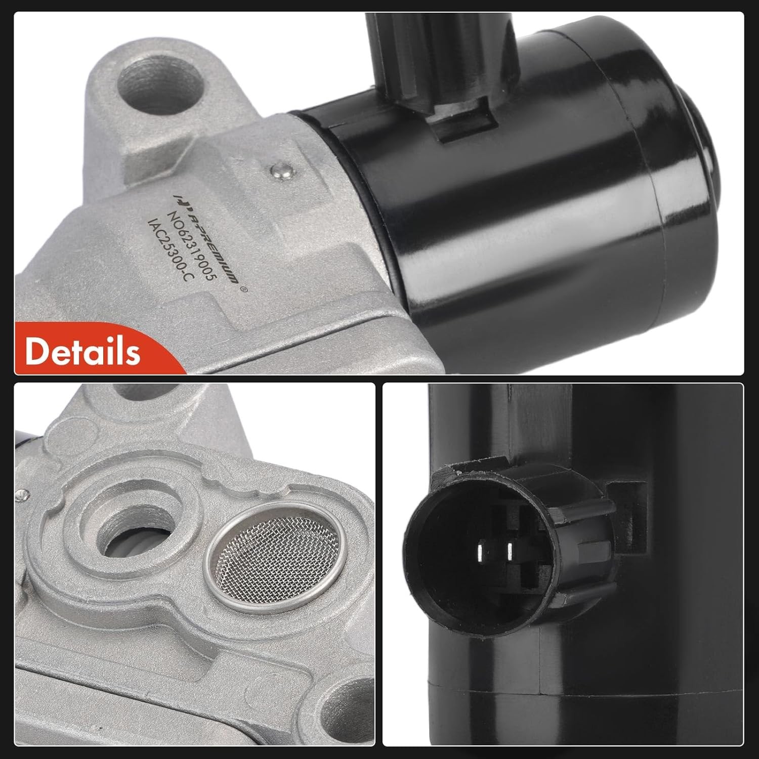 A-Premium Fuel Injection Idle Air Control Valve Compatible with Honda Accord 199