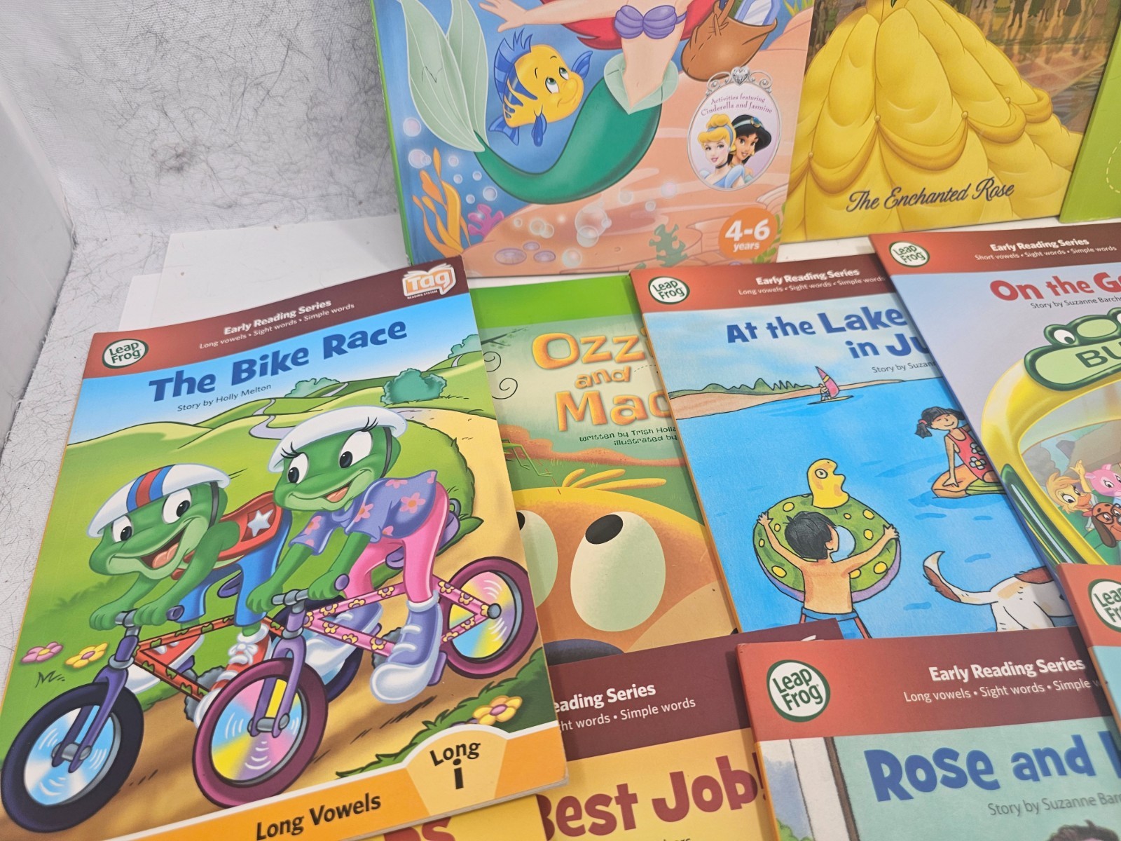 LeapFrog LeapStart Tag Early Reading Learn to Read Book Lot Disney Pixar 15