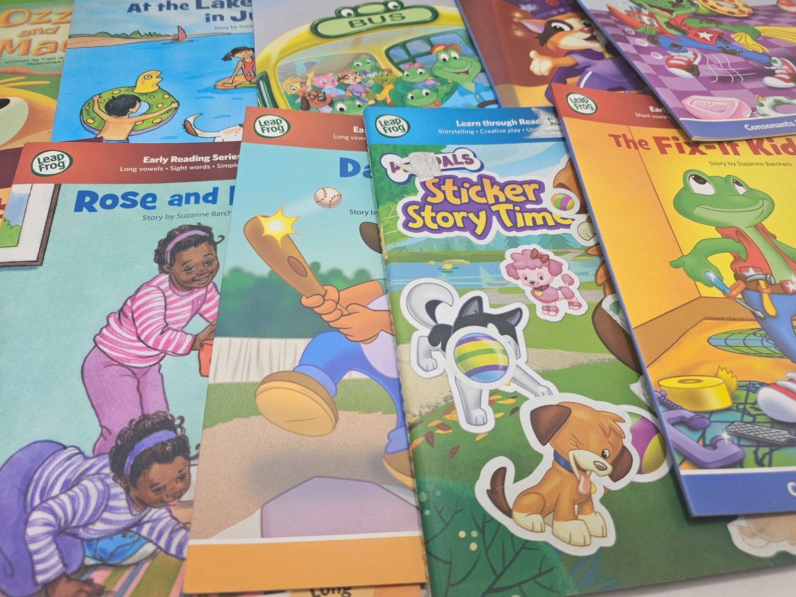 LeapFrog LeapStart Tag Early Reading Learn to Read Book Lot Disney Pixar 15