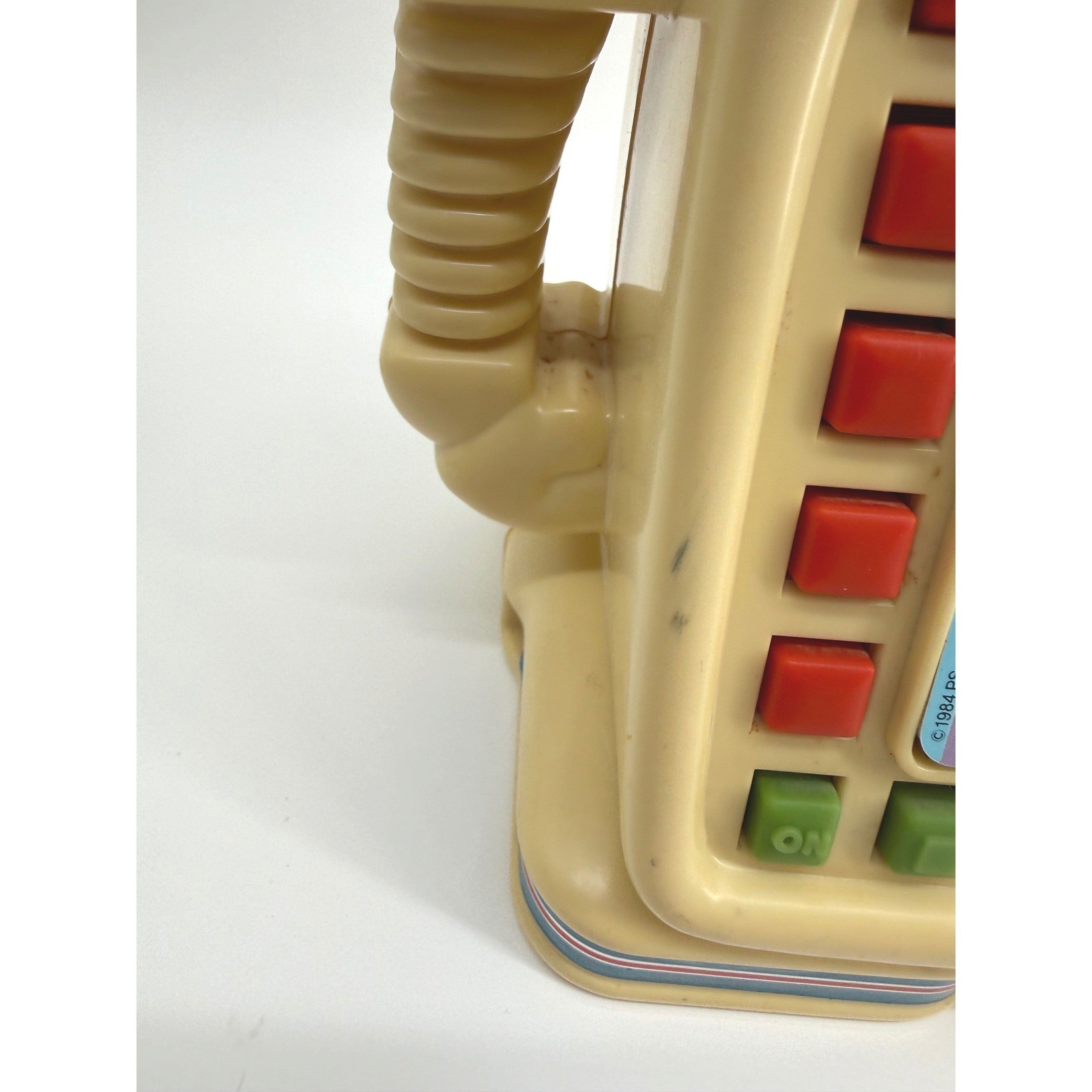 Vintage 1984 Playskool Alphie II Electronic Robot Learning Toy With 7+ Cards