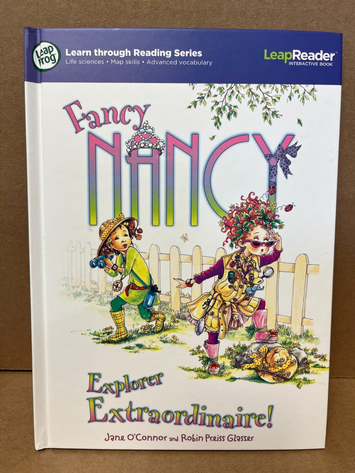 Fancy Nancy Explorer Extraordinaire! Leap Reader Book Hardcover Interactive