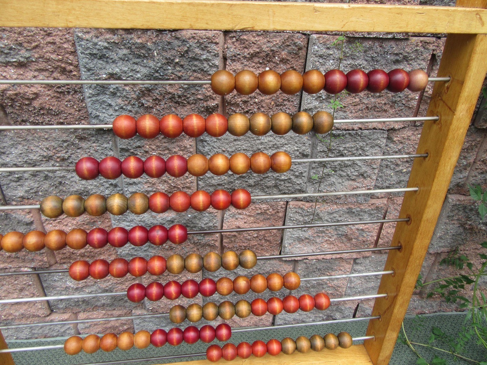 Vintage Springfield Education School Teacher Math Mathematics Wood Floor Abacus