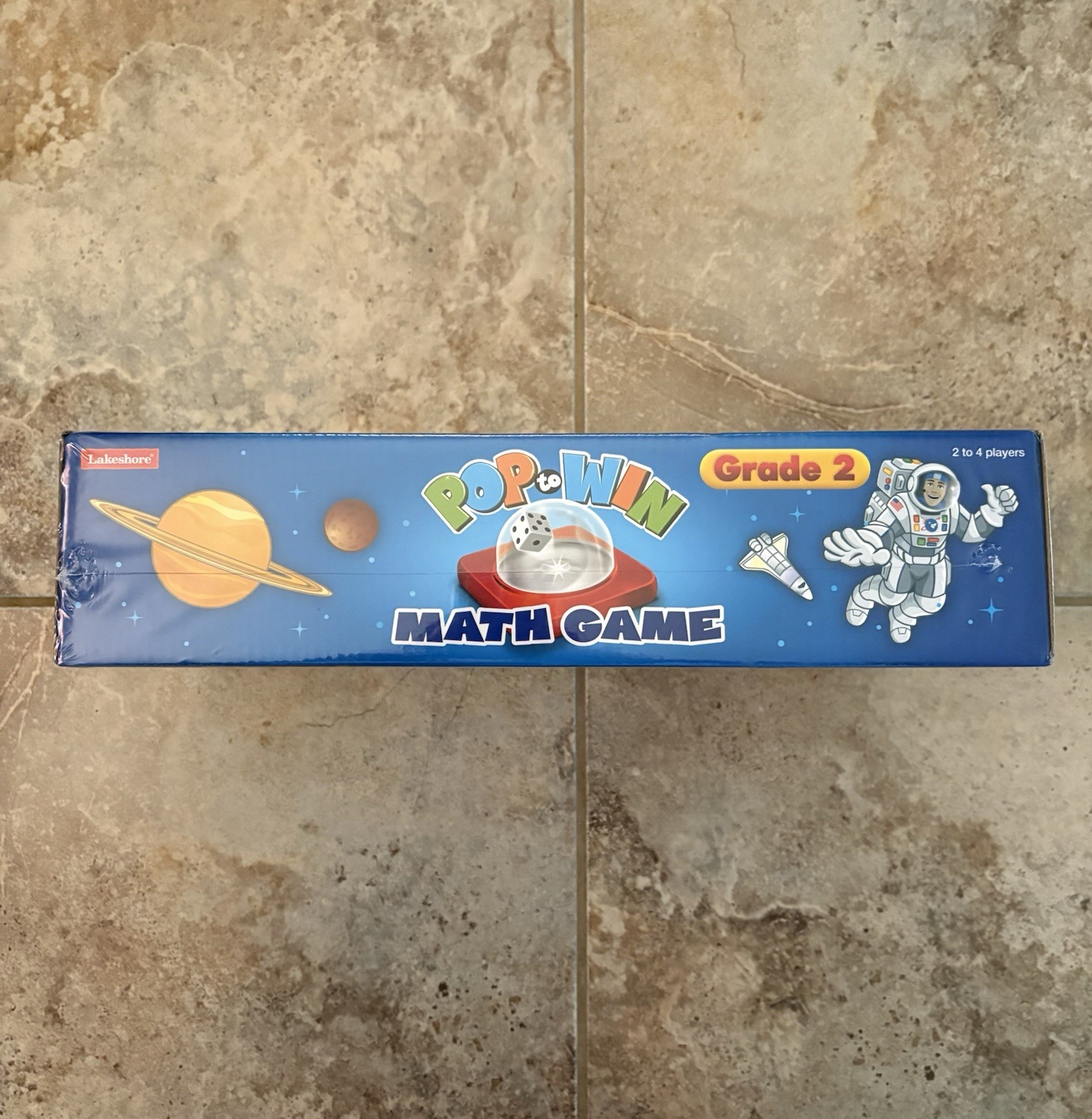 Lakeshore 2nd Grade Pop To Win Math Board Game Ages 7 Up New Common Core Sealed