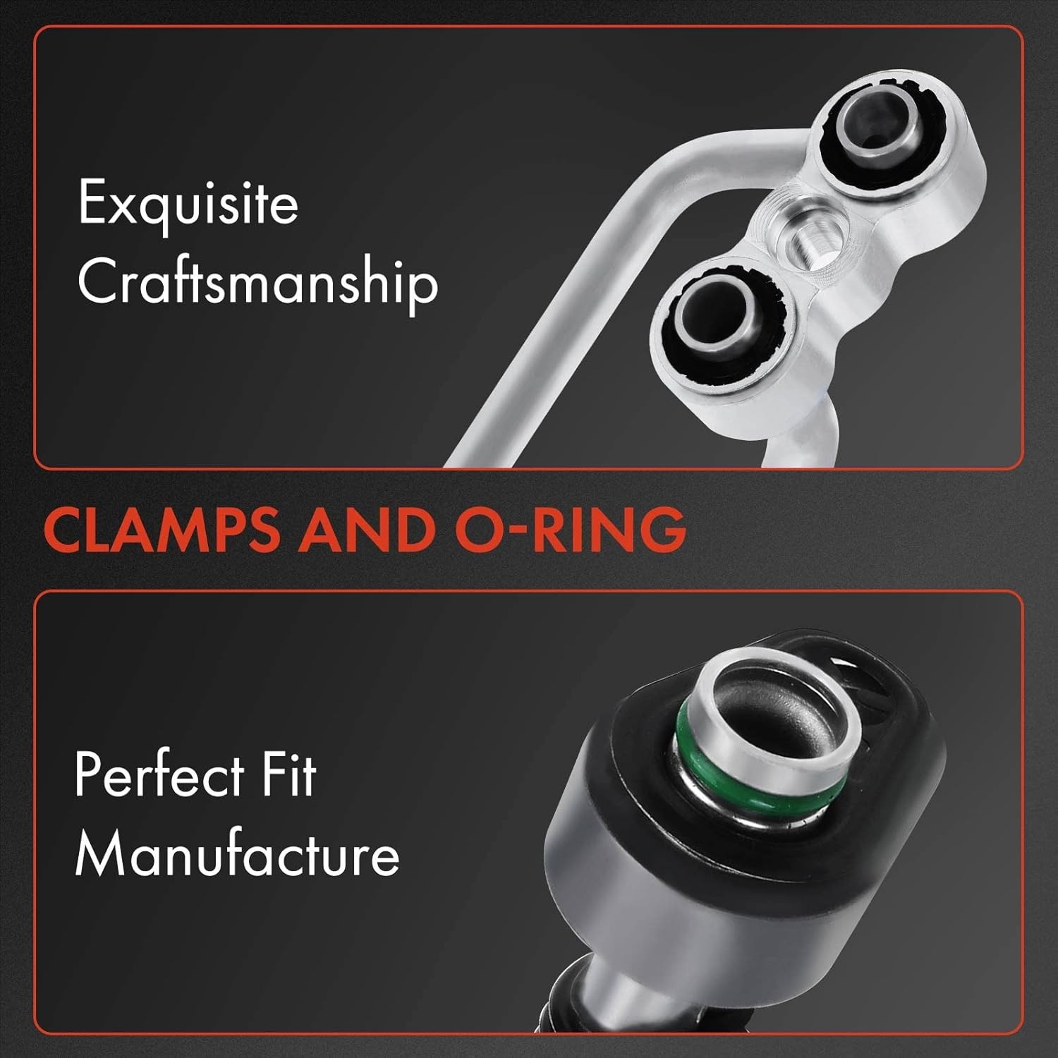 A-Premium A/C Suction Hose & Discharge Line Hose Assembly Compatible with Dodge