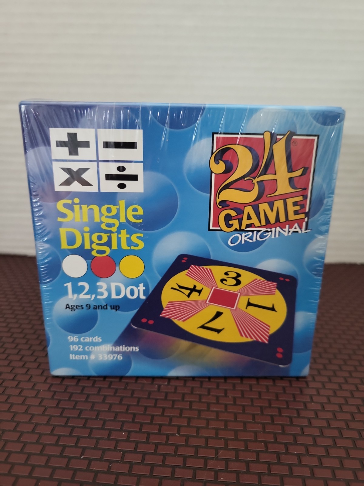 24 Game Single Digits 1 2 3 Dot Math Game Complete Math Learning Family Fun