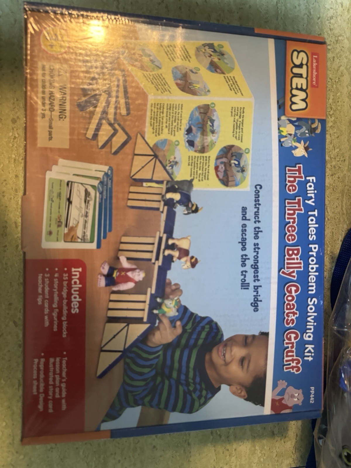Lakeshore STEM Fairy The Three Billy Goats Gruff Problem Solving Kit NEW