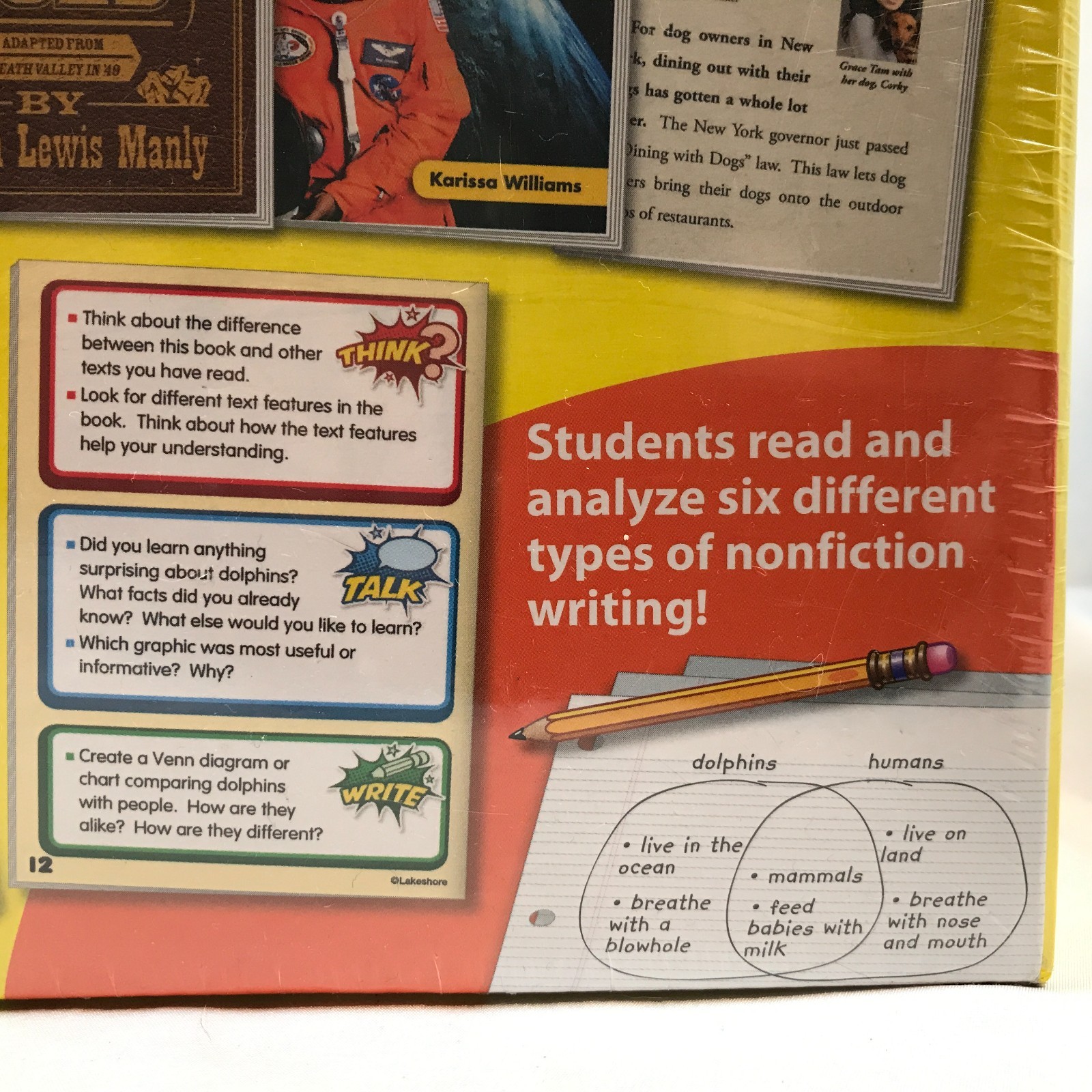 Lakeshore Think talk Write Nonfiction Reading Center Grade 2 36 Books Sealed