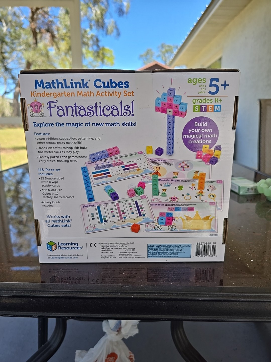 Interactive MathLink Cubes Set for Preschool – 115 Pieces of Fun Learning & Play