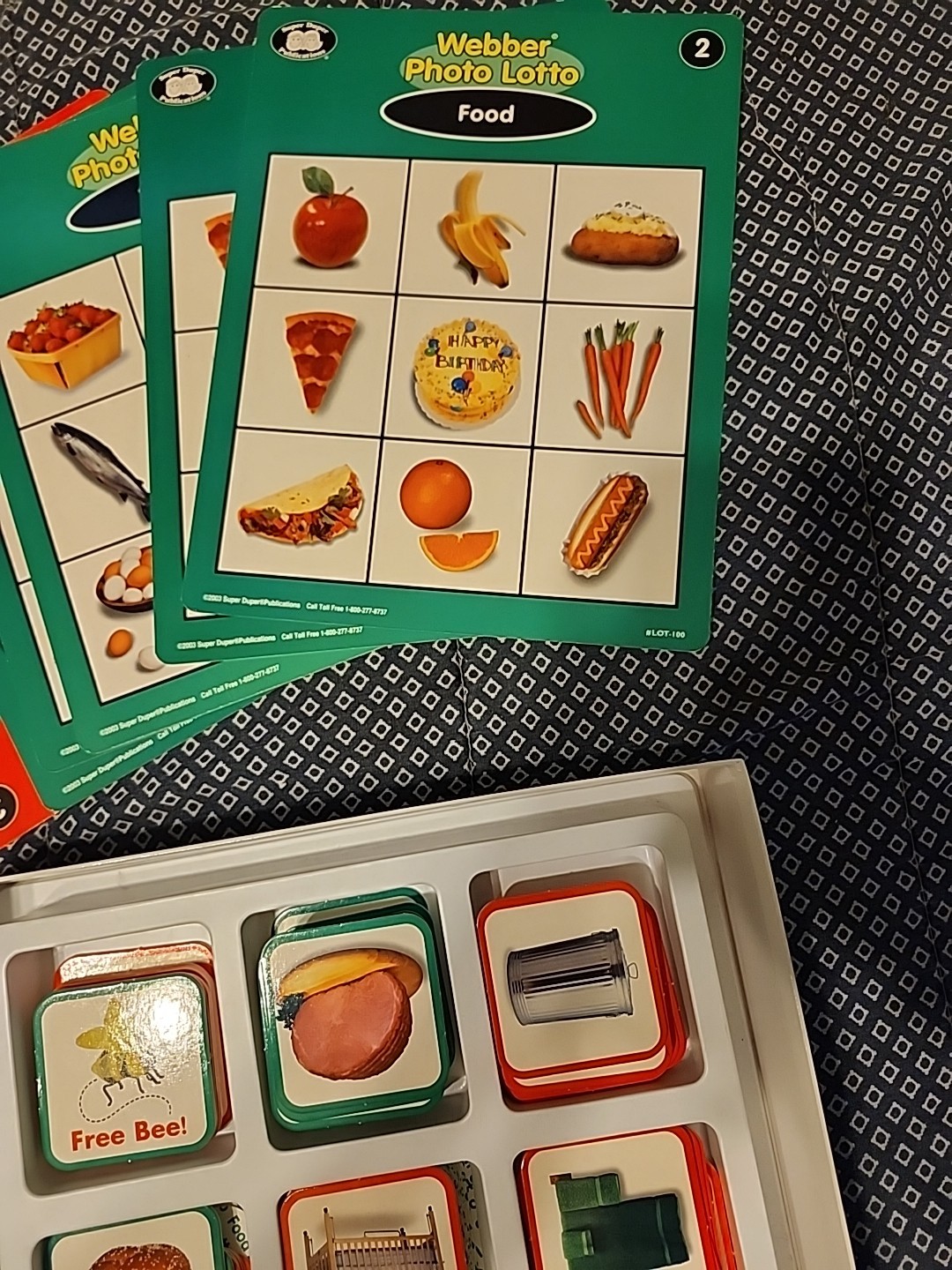 Super Duper Webber Around The.home And Food Photo Lotto At School Speech Therapy