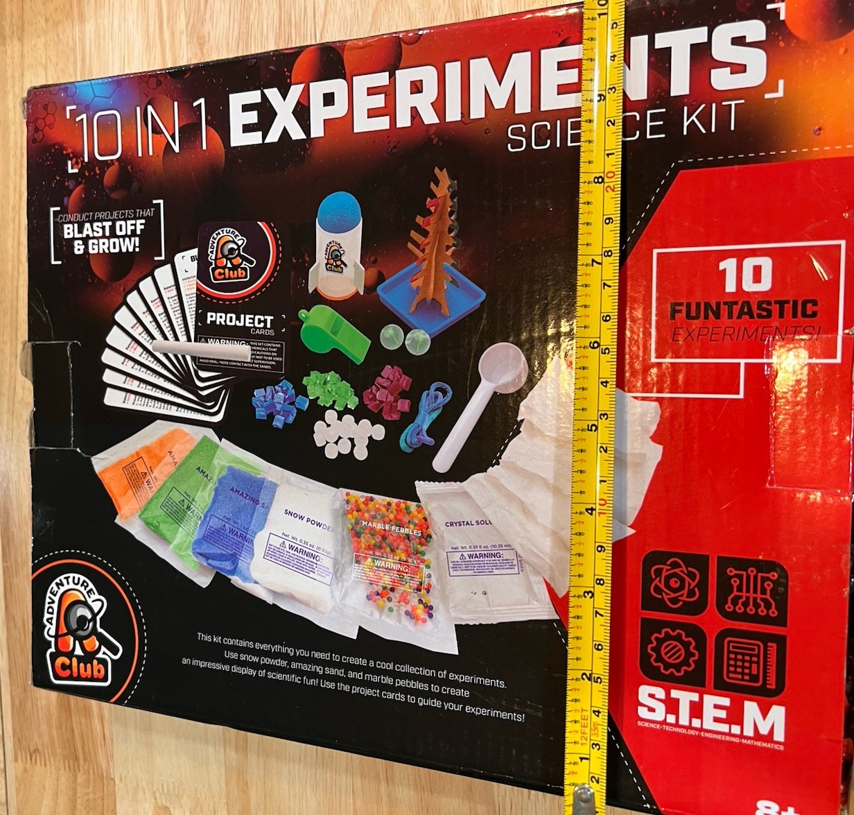 Adventure Club 10 in 1 Experiments Science Kit STEM for Ages 8-11 Years