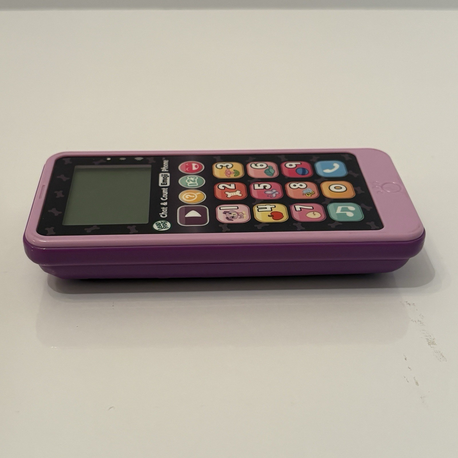 Leap Frog Chat Count Emoji Phone Pink Purple Toddler Kid Toy Tested Watch Video!