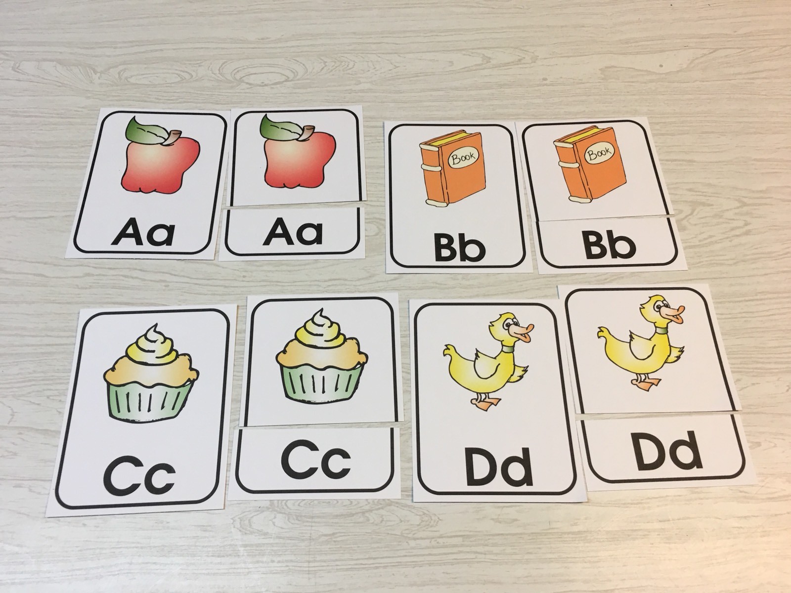 Montessori – Beginning Sound – Cards for Learning Center – Three Part Card set