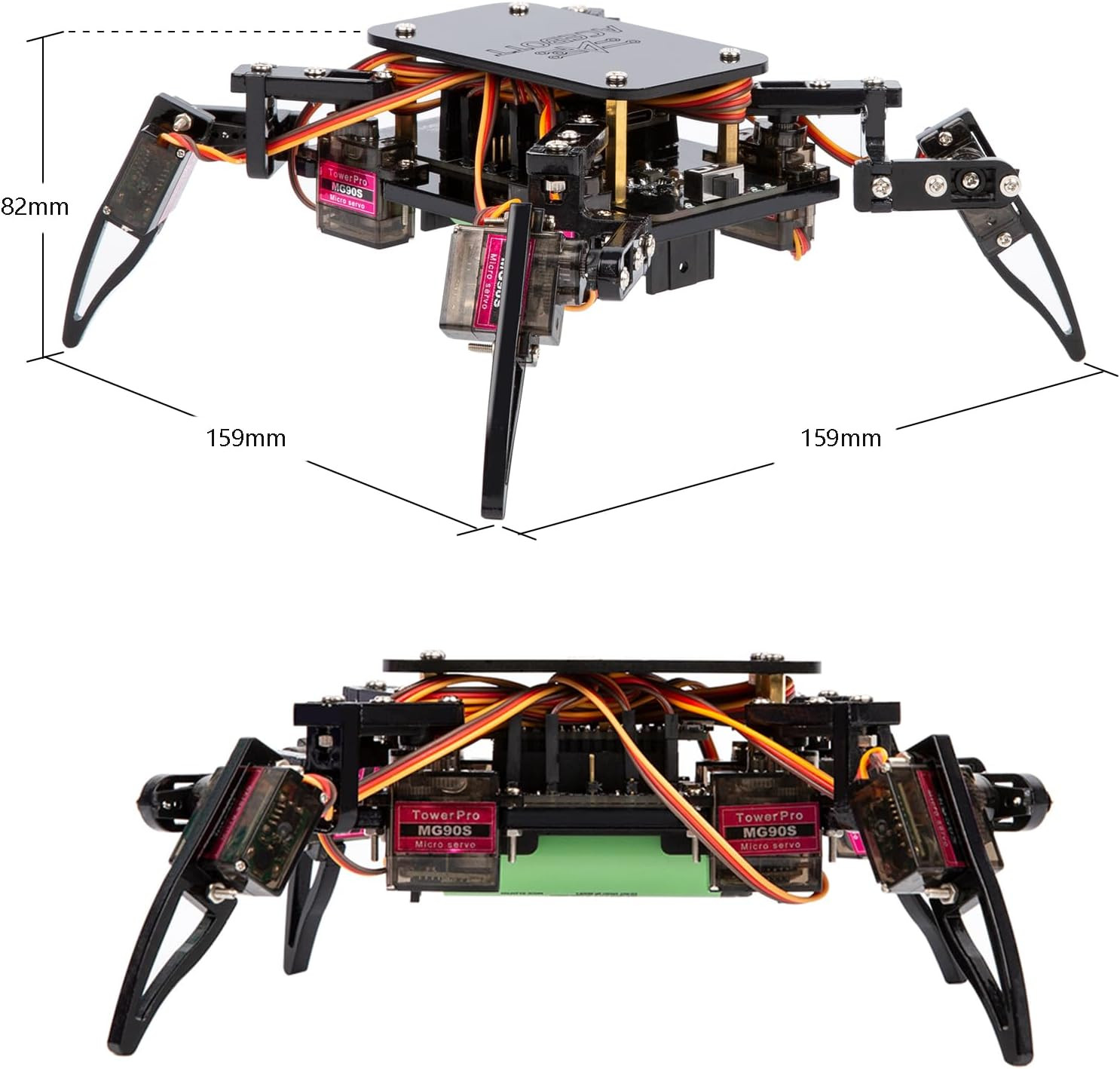 ESP8266 Spider Robot Kit – STEM Fun for Teens & Adults, App Controlled Toy