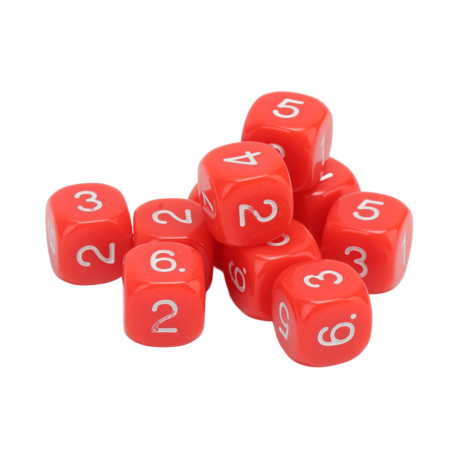 20PCS 6 Sided Board Game Dice Durable Learning Aid For Teaching