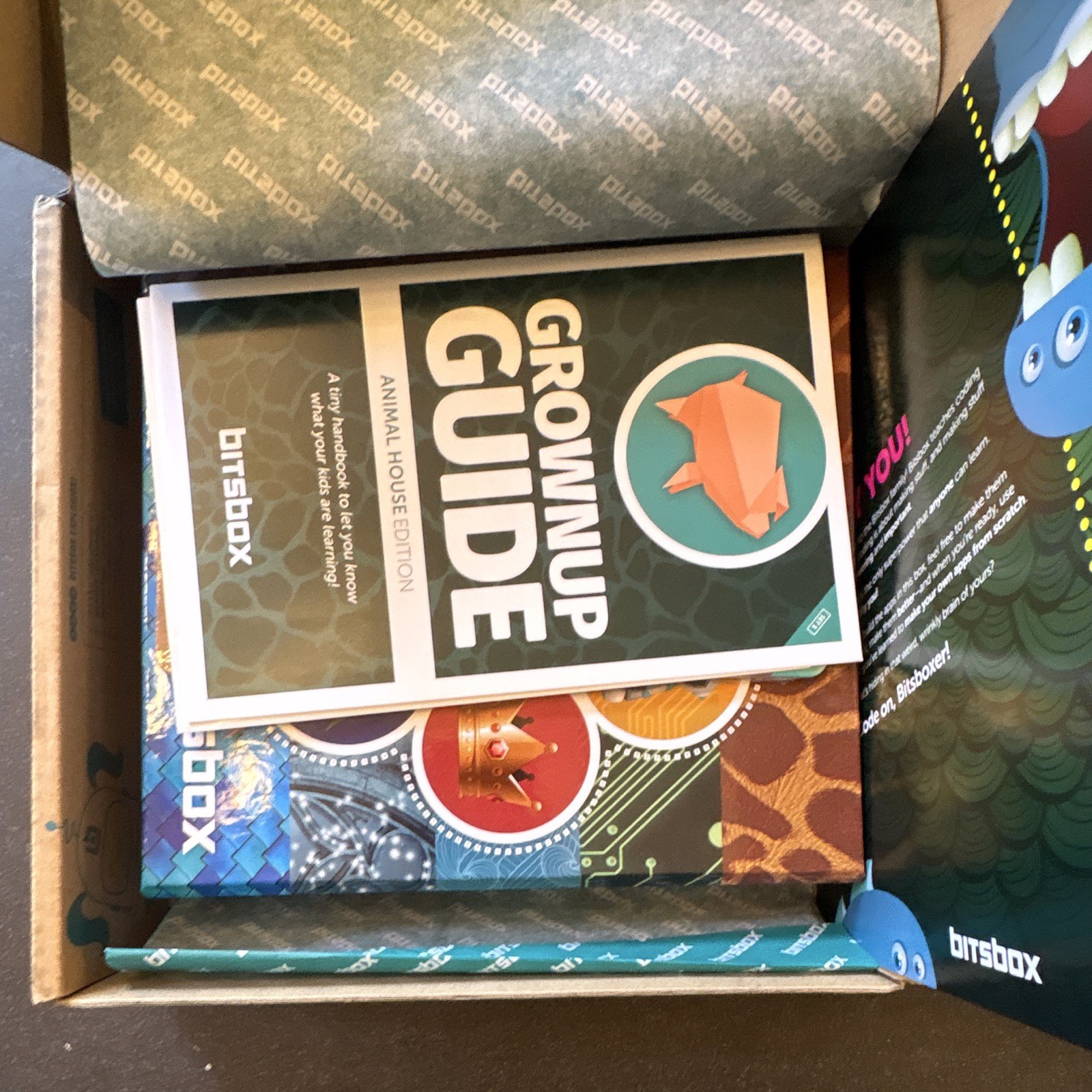 Bitsbox Coding Subscription Box Animal House Edition w/ Guides