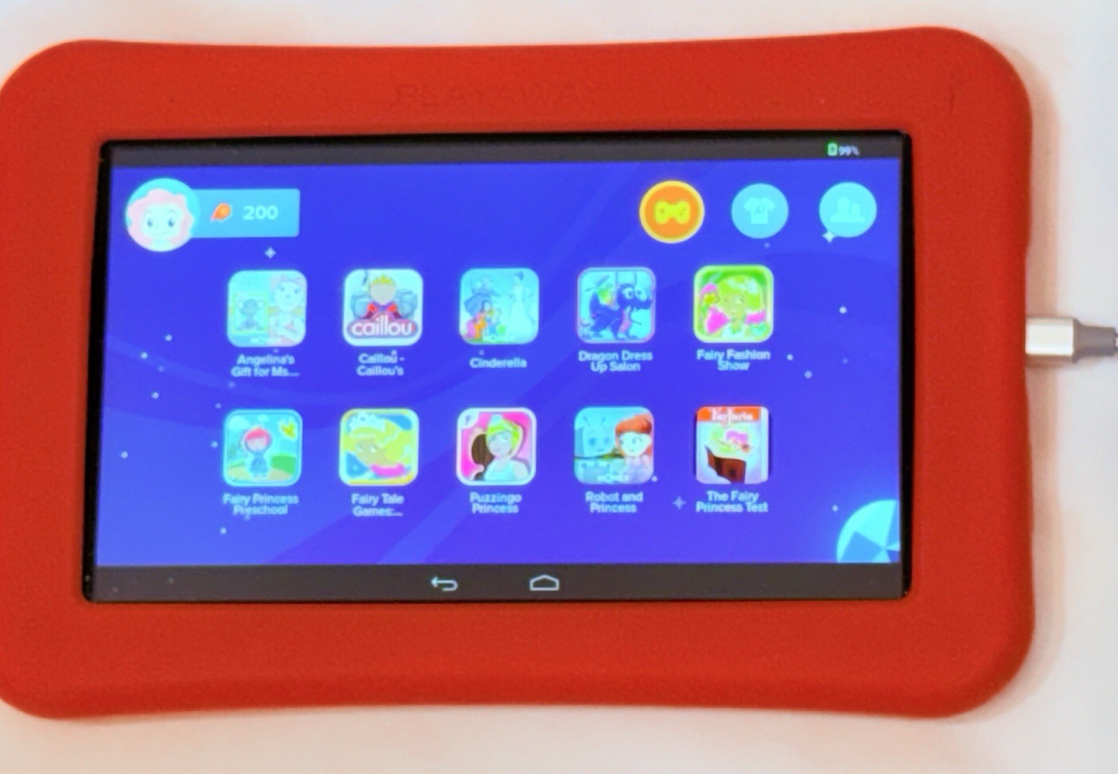 Lot- 12 Playaway Launchpad Kids Tablets w/ 1 Charger Adapter (Ages 3+)