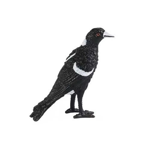 Australian Magpie Bird Animal Figure Toy PVC Doll Small Figurine Birthday Gifts
