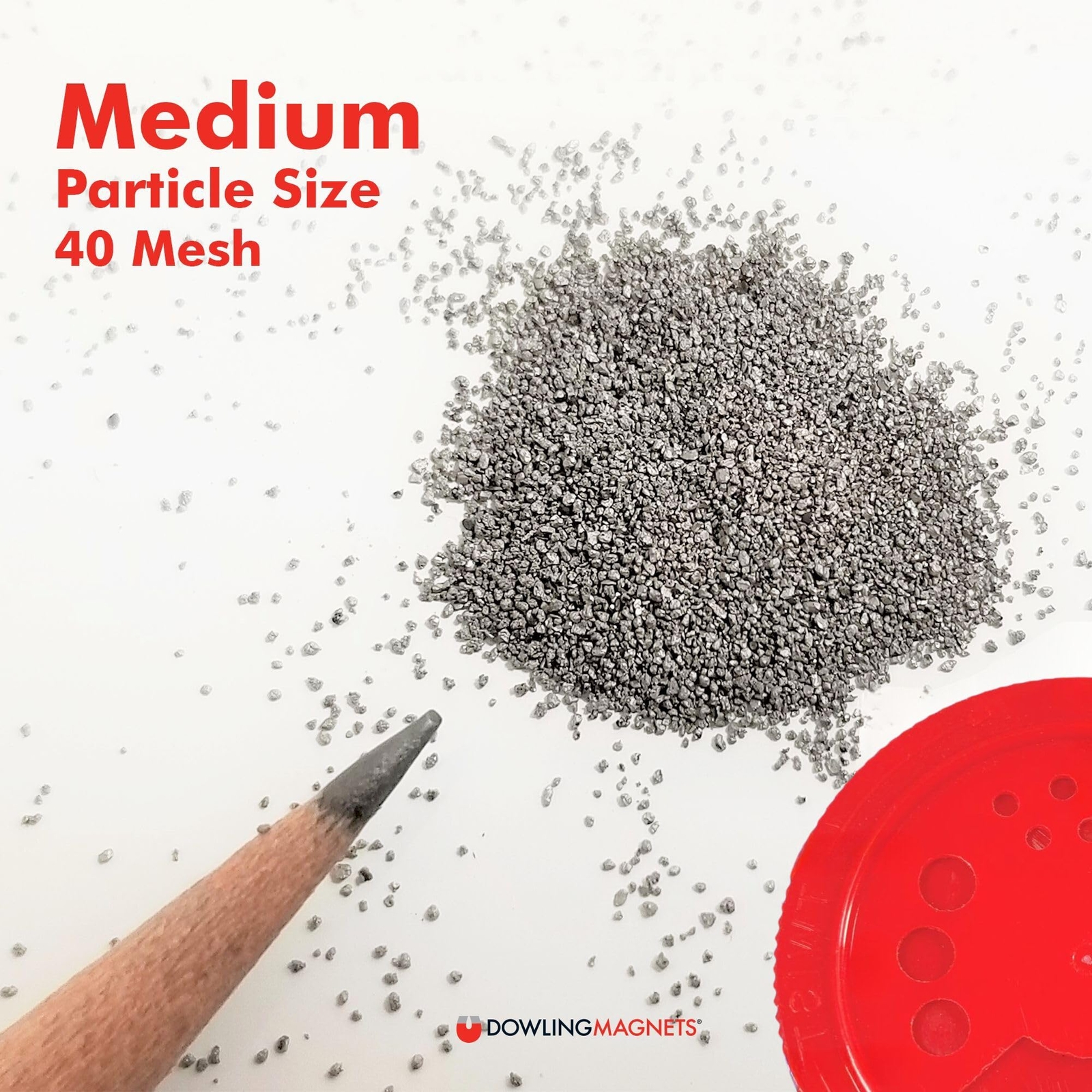 Steam Iron Filings Experiment Kit 12 Ounces 3 Jars Different Particle Sizes