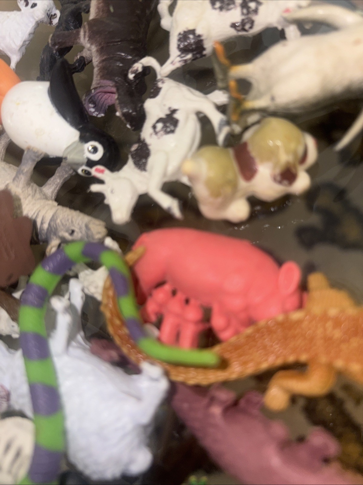 Lot Of Miniature Toy Plastic Animal Figures Dollhouse
