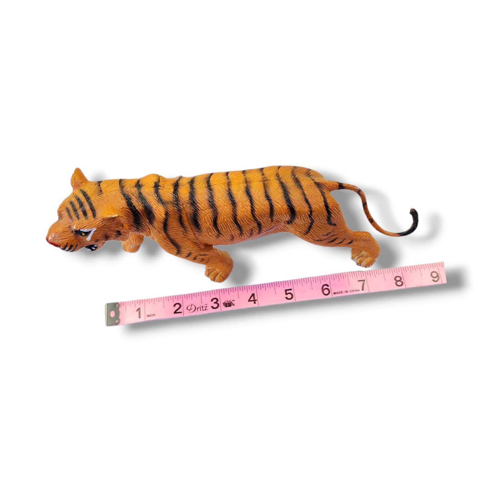 Vintage 1987 Toy Tiger Figure Animal Plastic / PVC