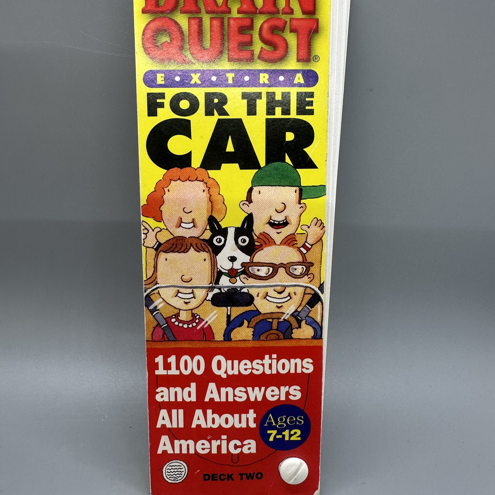 Brain Quest Grades 7 – 12 America Car Ride Three Decks, True Facts Educational