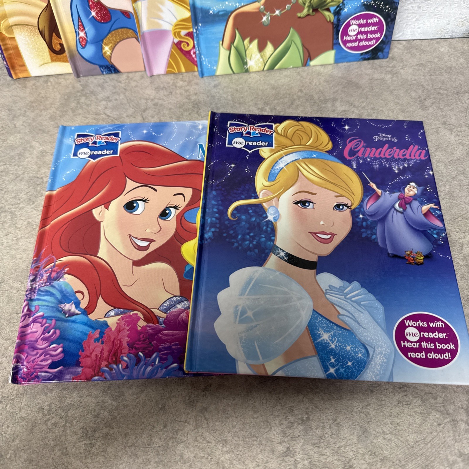 Disney Princess ME READER with 8 Books Electronic Story Reader Excellent US1