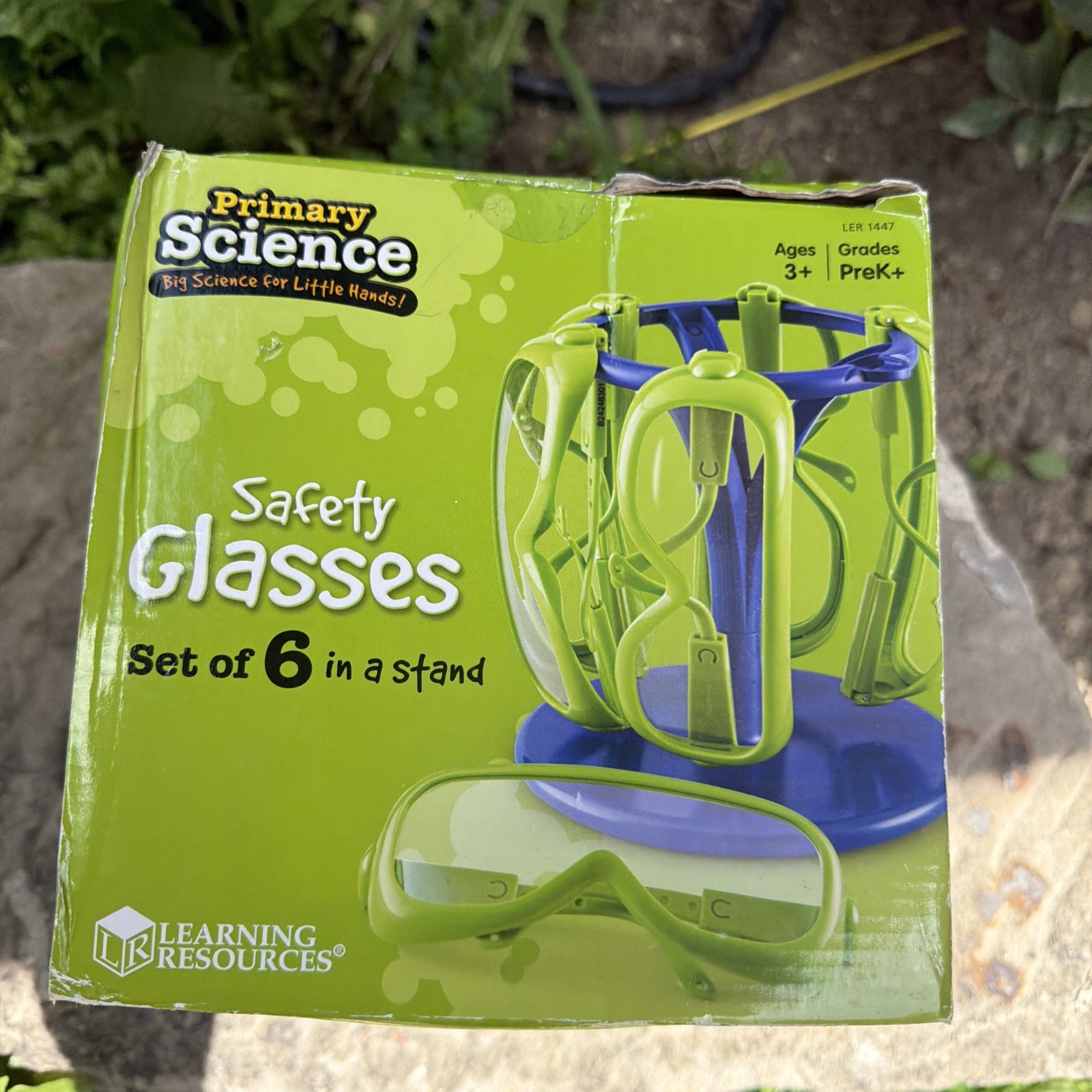 Science Safety Glasses with Stand, Preschool Science, Set of 6, Ages 3+