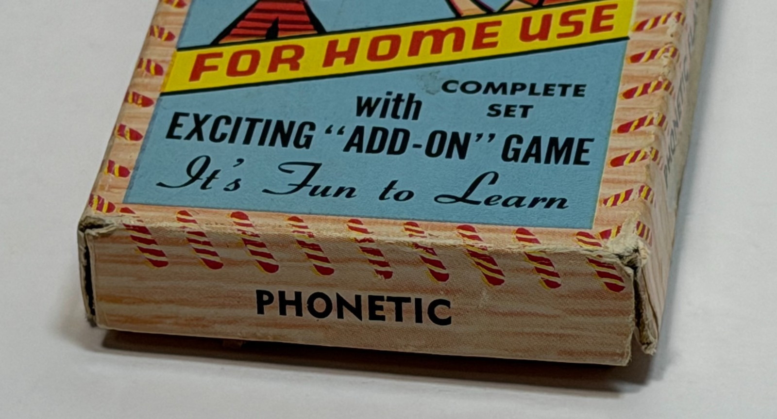 Vintage 1960s Phonetic Flash Cards Warren Paper Built Rite No. 459