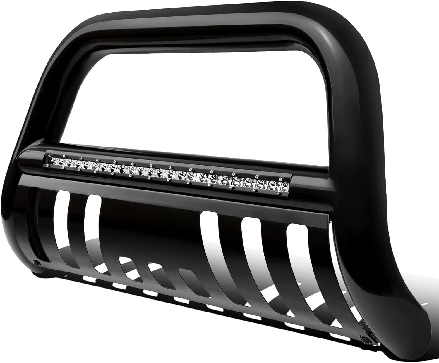 Bull Bar Compatible with 2016-2023 Toyota Tacoma (Excludes TRD Models) w/LED Lig