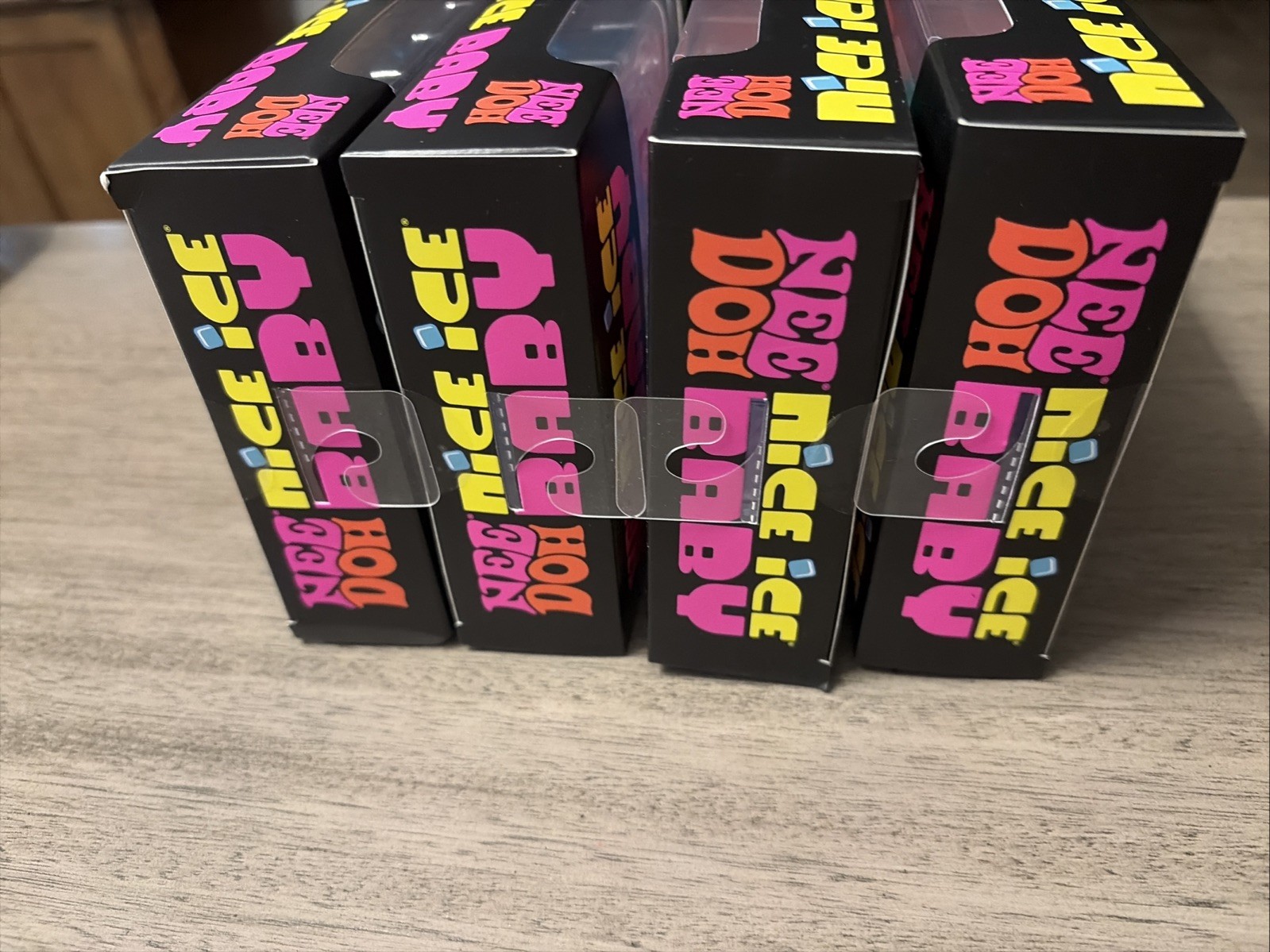 NeeDoh Nice Ice Baby 4 pack, Set of Four Nee Doh Mini Nice Cube Lot Of 4