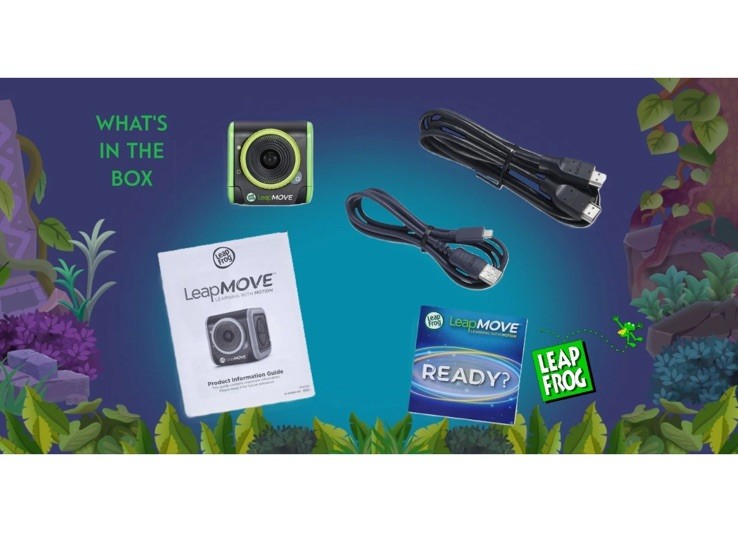 NEW LeapFrog LeapMove Gaming Console Motion-Based Learning 25 Preload Games