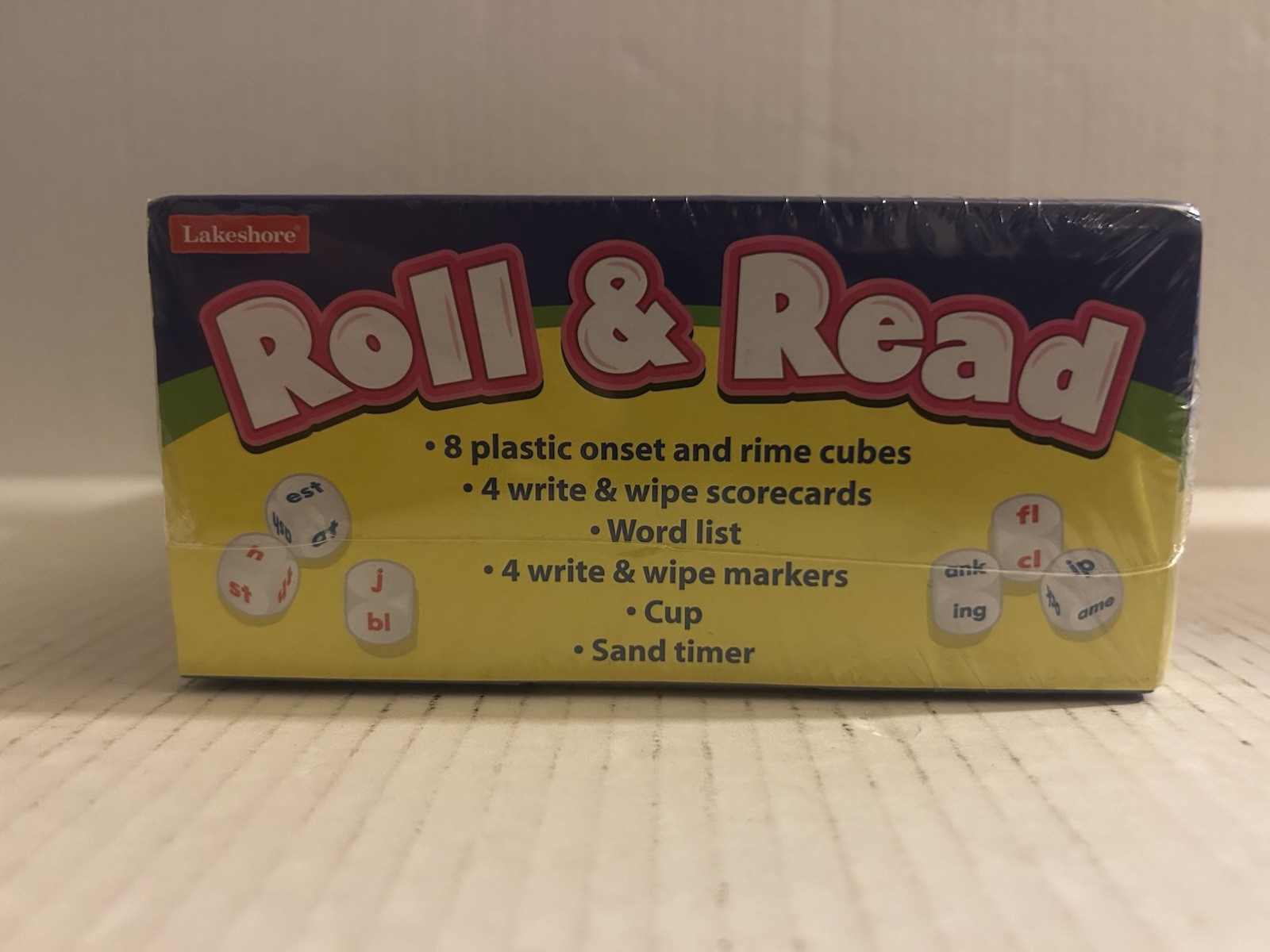 NEW Lakeshore Roll & Read Word Family Game (EE568) Ages 6 And Up, SEALED 1-4 Pla