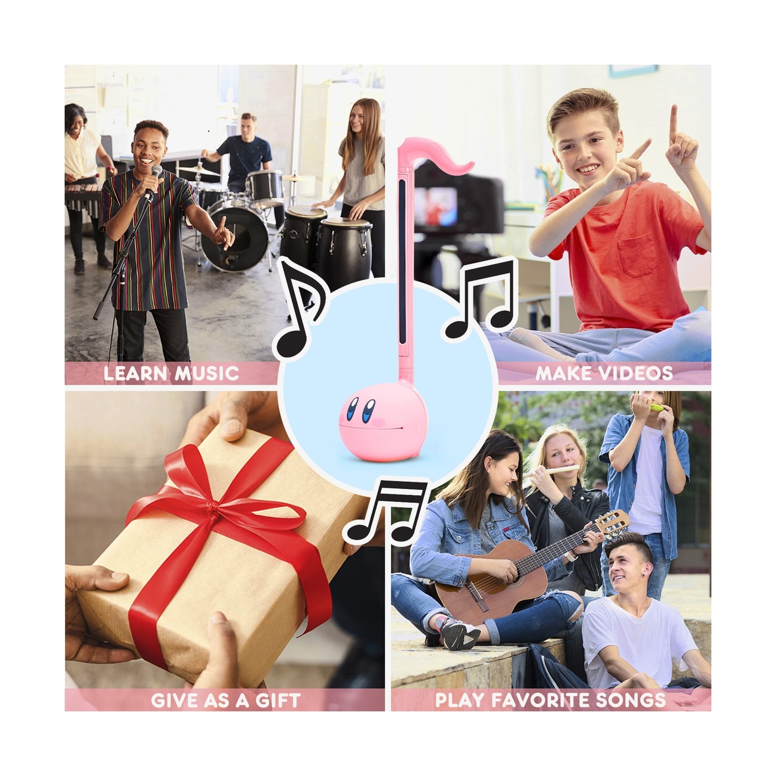 Otamatone [Kirby – English Version Pink Hero Video Game Character Japanese El…