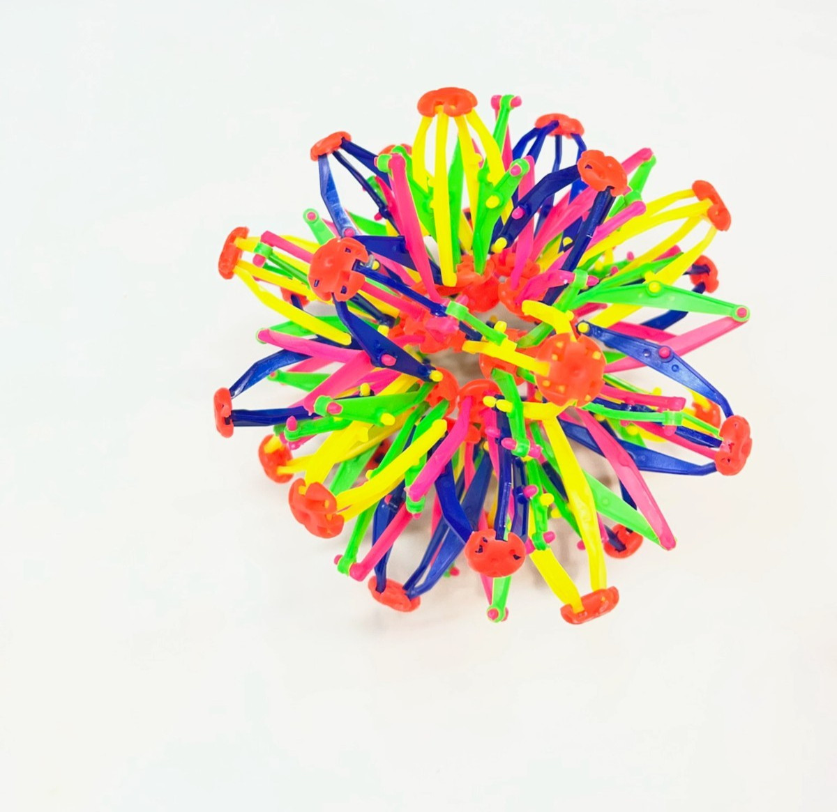 Hoberma Transformer mini Expanding Sphere Neon Colors Set of 4 New without Box
