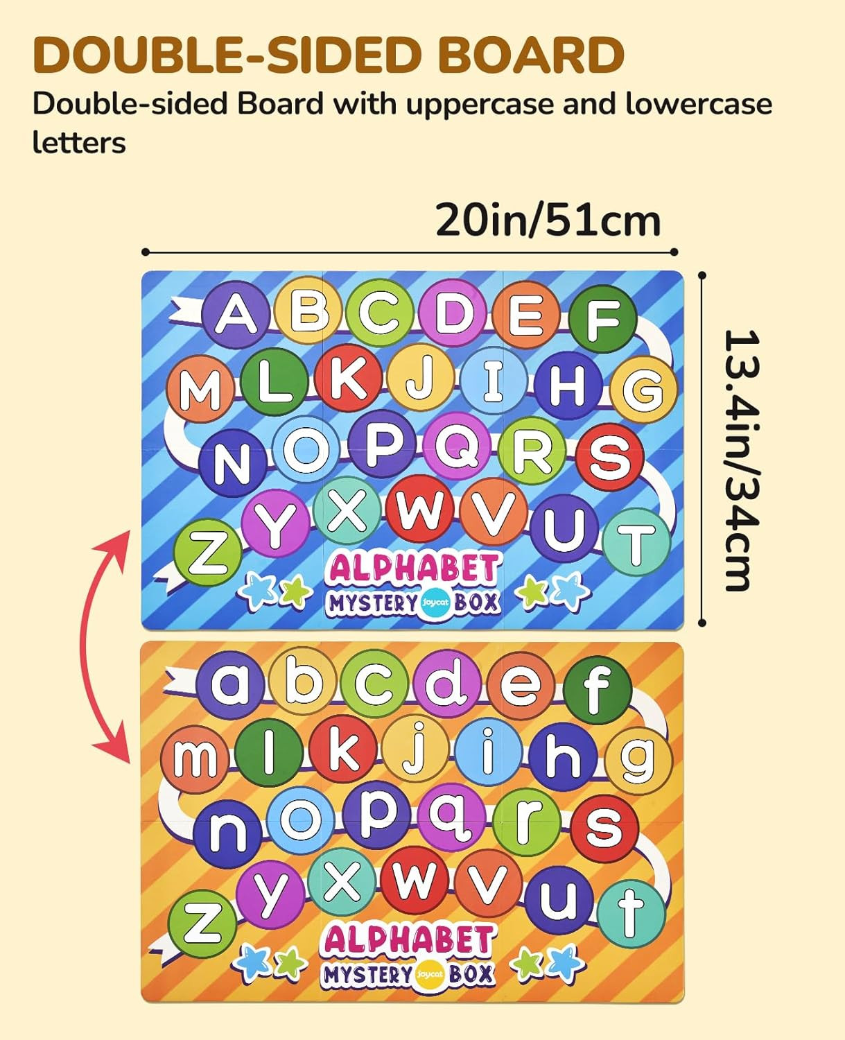 Fun Mystery Alphabet Box – 26 Letter Sorting & Matching Game for Kids
