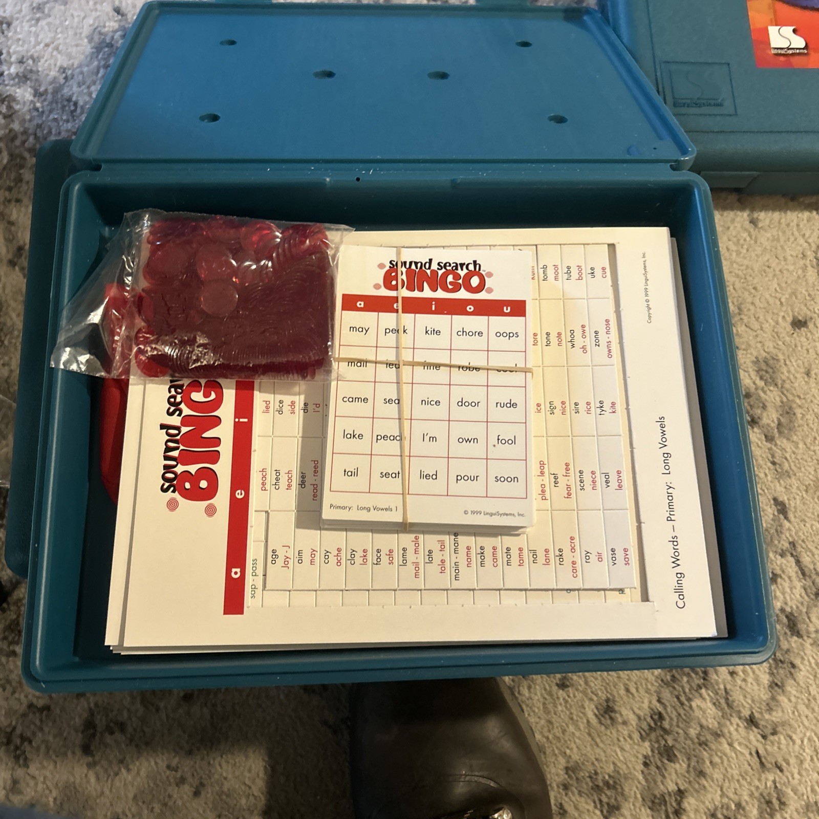 LinguiSystems Lot of 4 Sound Bingo Word Scramble Two In Vocabulary Play-By-Play