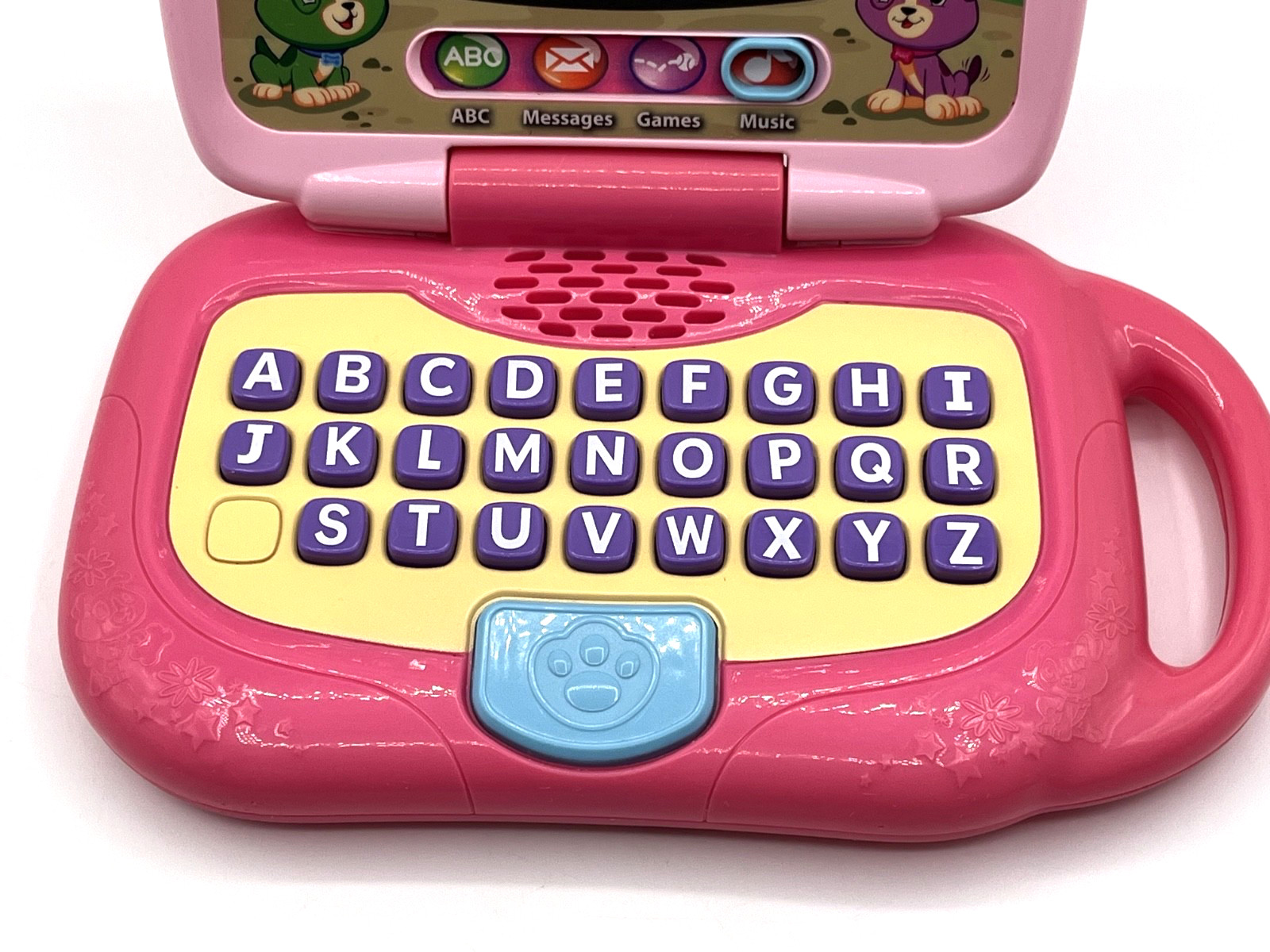 LeapFrog 2 In 1 My Own Leaptop Touch Laptop Tablet Computer Pink WORKS!