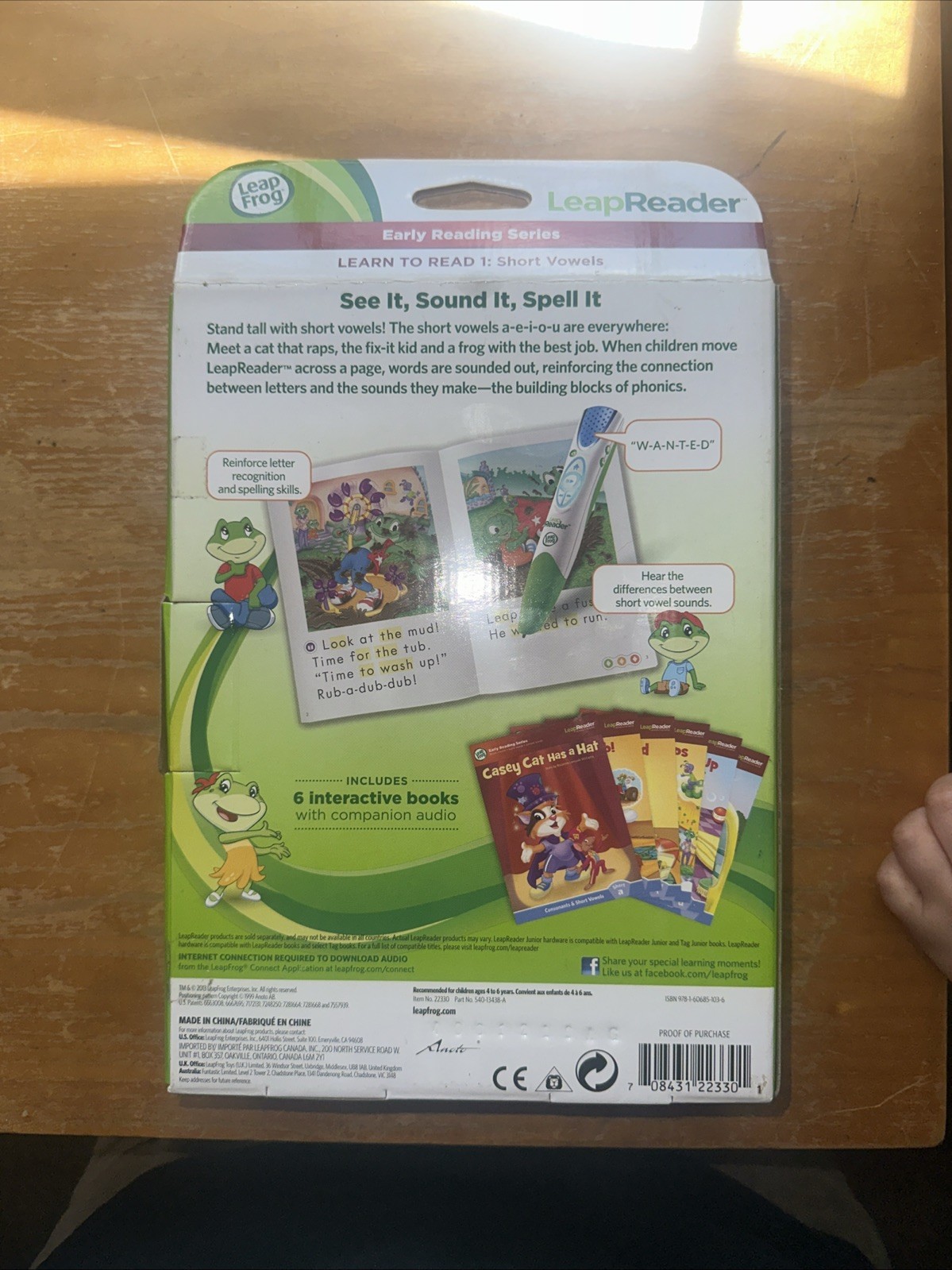 Leap Frog Leap Reader Interactive 6 BOOK SET Learn to Read 1 New