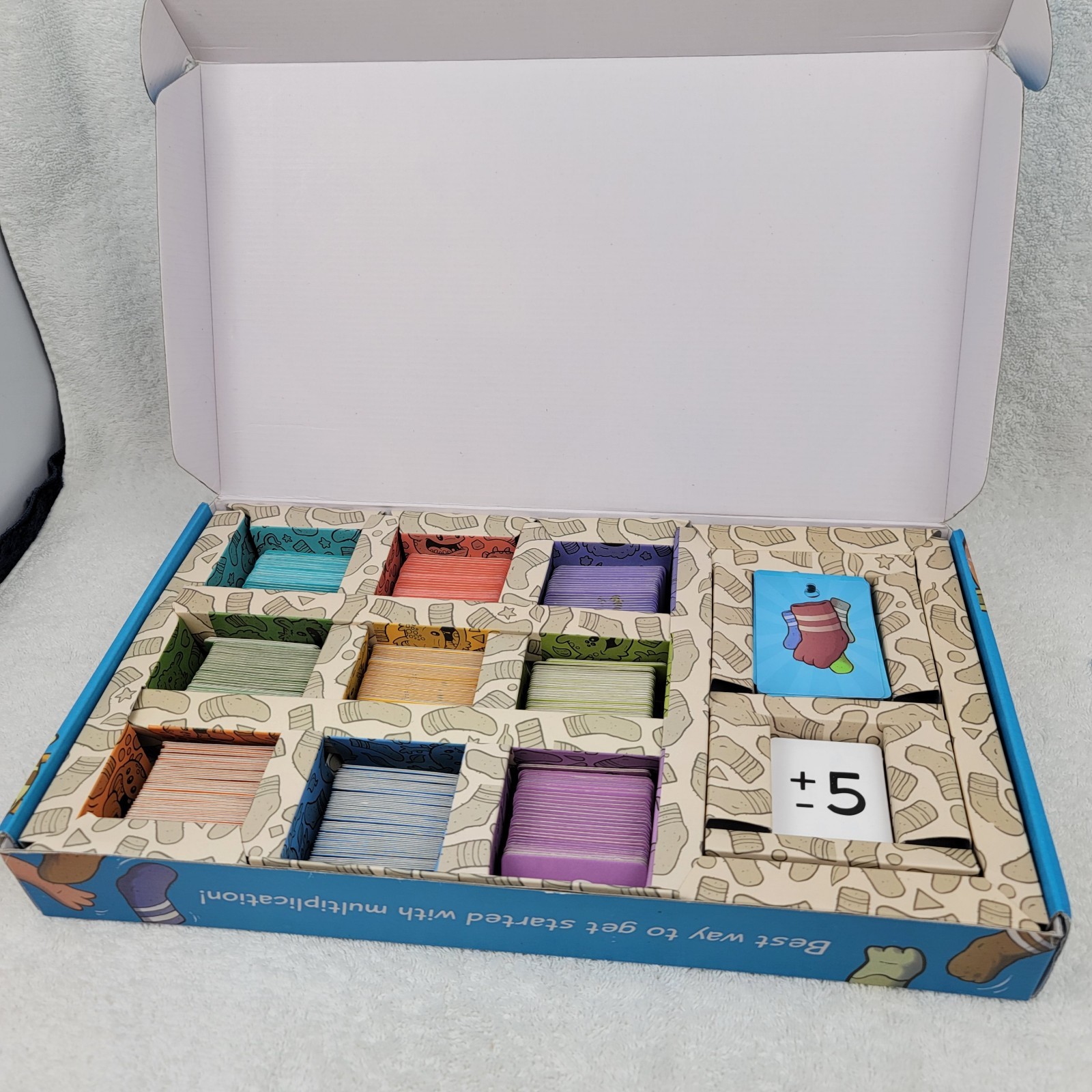 Monster Sock Factory Logic Roots Multiplication Learning Math Game Used Complete